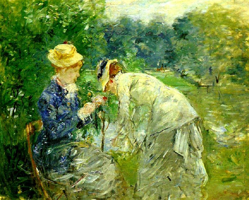 i boulognerskogen, Berthe Morisot